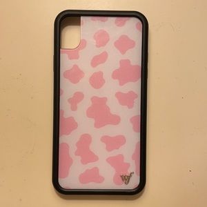 Wildflower iPhone XR pink moo moo case